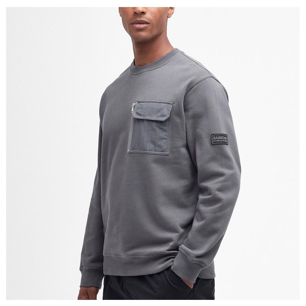 Barbour on sale grey sweatshirt